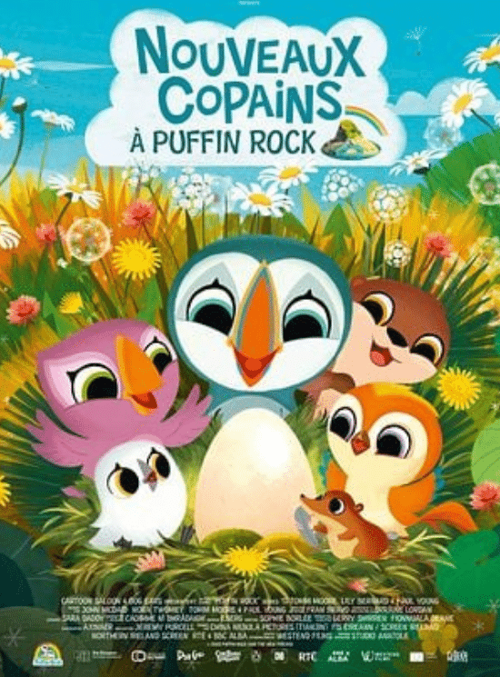 Nouveaux copains à Puffin Rock